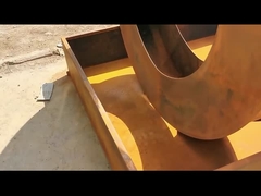 Característica de agua de acero corten eléctrico personalizable para diseño arquitectónico