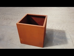 Metal grande del jardín de los plantadores al aire libre de encargo de la maceta