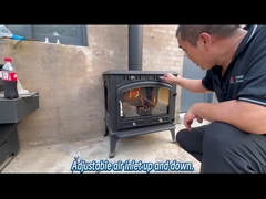 Estufas de carbón de hierro fundido antiguas a medida Estufas de leña de hierro fundido diseñadas