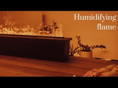 Caminera de niebla eléctrica con sonido ligero - chimenea de vapor de agua realista y agua potable
