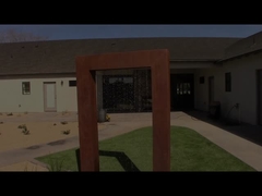 Pond Corten Cascada de acero Cascada de cuchillas Personalizar el espacio Personalizable