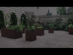 Cajas personalizadas de cajas de correos, cajas de plantas, adornos de metal para jardines, resistentes a las intempéries.